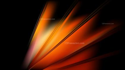 Orange and Black Abstract