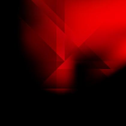 Geometric Red And Black