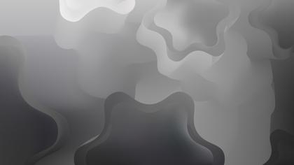 Abstract Wavy Grey Background