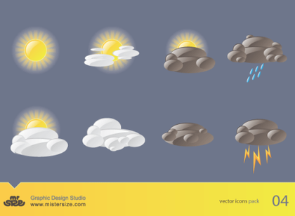 Free Weather Vector Icons Pack