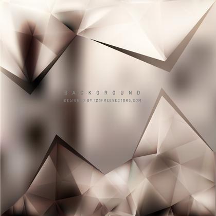 Abstract Brown Polygonal Triangular Background Design
