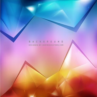 Colorful Triangle Polygonal Background Design