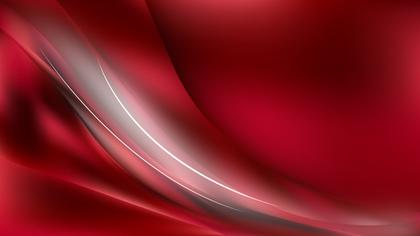 Crimson Wave Abstract
