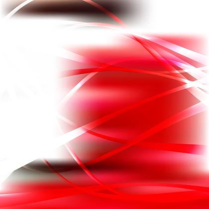 Red and White Abstract