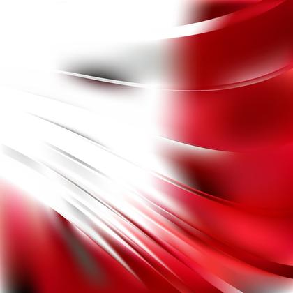 Crimson Wave Abstract