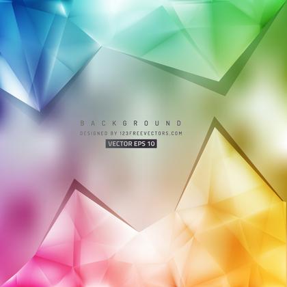 Colorful Triangle Polygonal Background Design