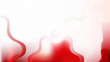 Red and White Abstract