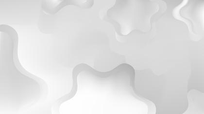 Abstract White Flowing Forms