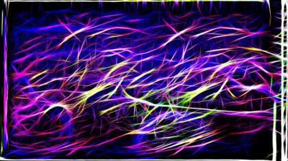 Neon Streaks Abstract