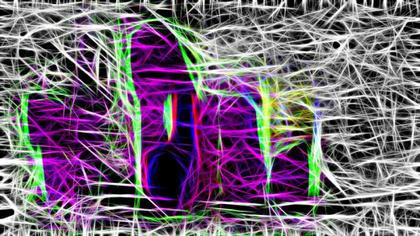 Abstract Neon Light
