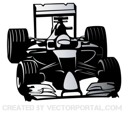 Formula One Car Vector