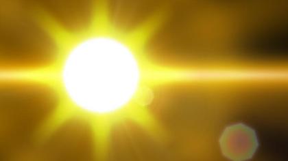 Bright Sun Flare
