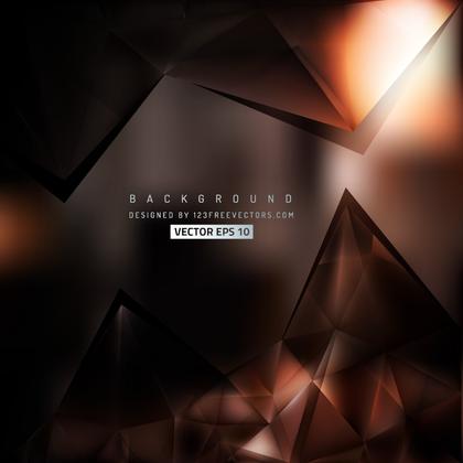 Dark Color Triangular Background Template