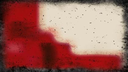 Red and Cream Abstract