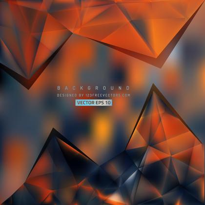 Abstract Dark Color Geometric Triangle Background Design