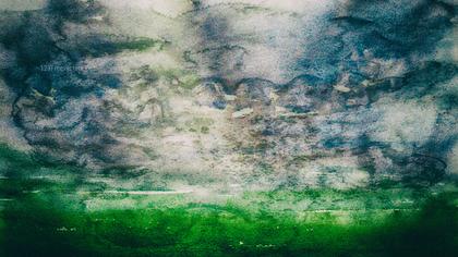 Green and Blue Abstract