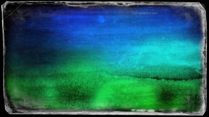 Gradient Green Blue Backdrop