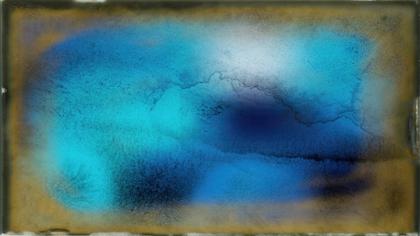 Abstract Blue and Brown Composition
