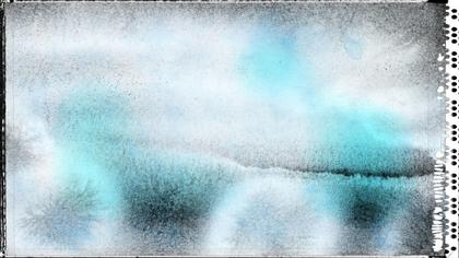 Abstract Turquoise Watercolor