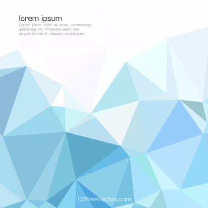Light Blue Color Polygonal Background Clipart