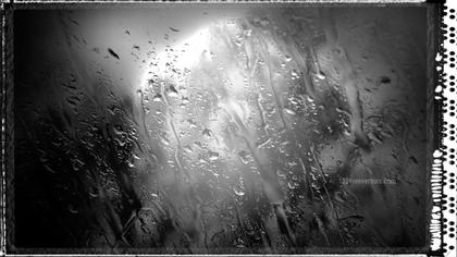 Rain Streaks on Glass