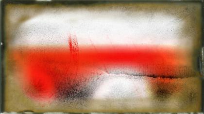 Red and White Abstract