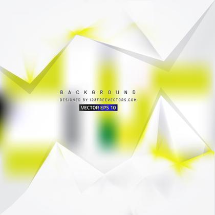 White Green Polygonal Triangular Background