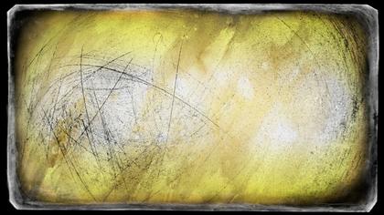 Scratched Yellow Abstract