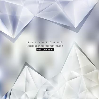 Abstract Gray Polygonal Triangular Background Design