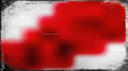Red and White Abstract