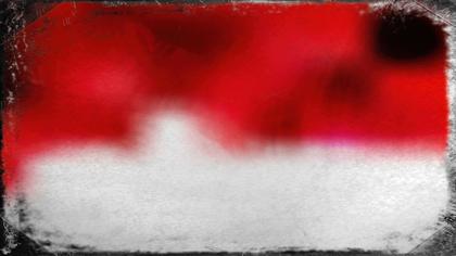 Red and White Abstract