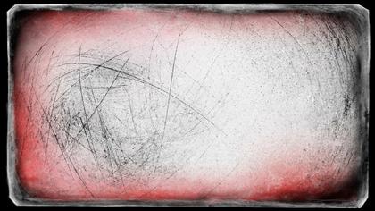 Scratched Red and White Canvas