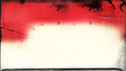 Red and White Abstract