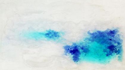 Abstract Blue and Teal Watercolor