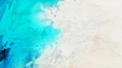 Aqua Watercolor Splash
