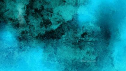 Teal and Blue Abstract