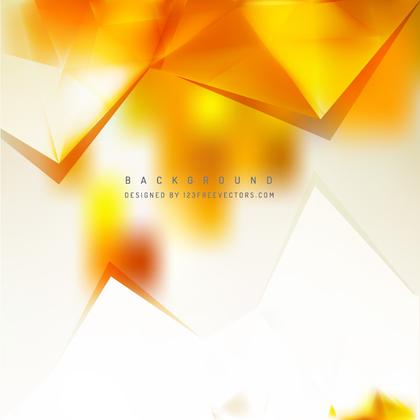 Abstract White Orange Triangular Background