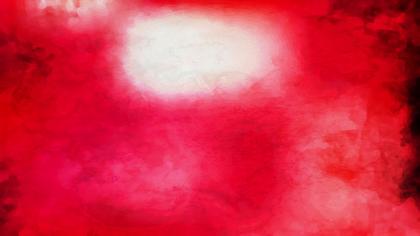 Red Abstract Watercolor Wash