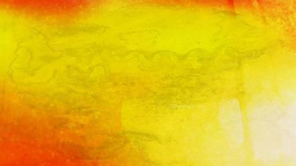 Abstract Watercolor Yellow and Orange