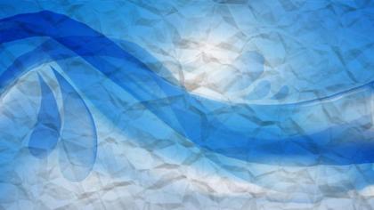 Abstract Blue Paper Waves