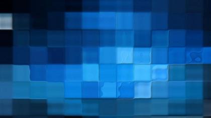 Blue Pixelated Squares