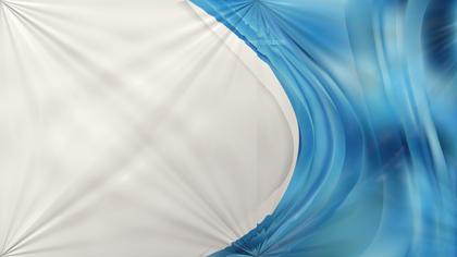 Abstract Blue and White Swirl