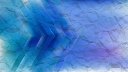 Blue Crumpled Paper Arrow