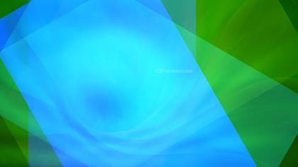 Blue and Green Overlap