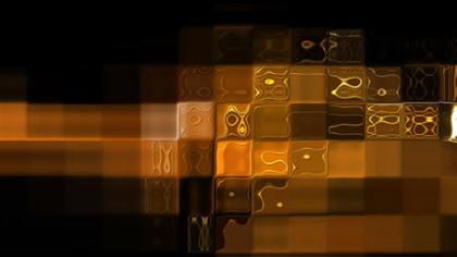 Abstract Mosaic in Golden Tones