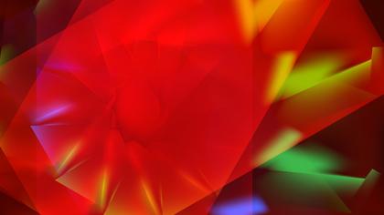 Red Geometric Abstraction