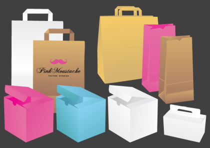 Free Vector Bags & Boxes