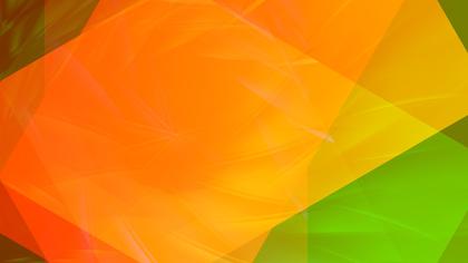 Abstract Orange and Green Composition