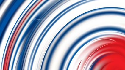 Swirling Red, White, and Blue Abstract