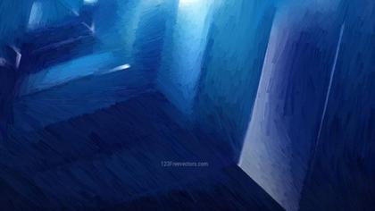 Abstract Blue Brushstrokes